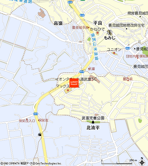 マックスバリュ武富店付近の地図
